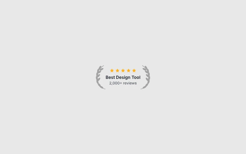 Rating Badge With Wreath