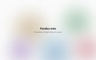 Preview of Parallax orbs